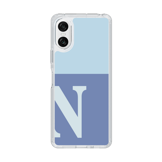 Slim Protection Case［ Original - initial two tone - N blue ］