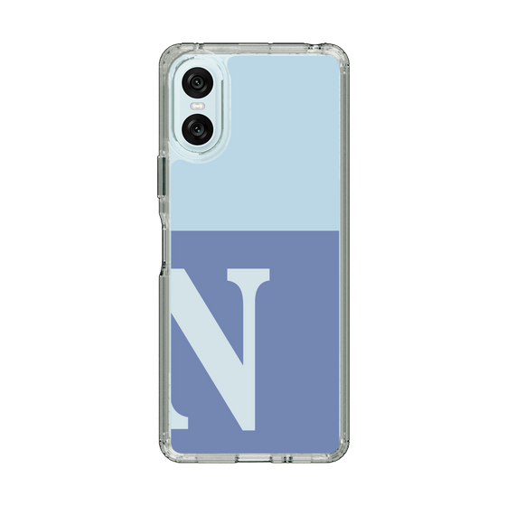 Slim Protection Case［ Original - initial two tone - N blue ］