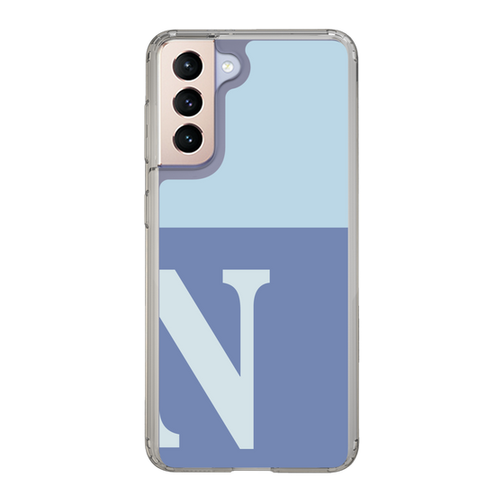 Slim Protection Case［ Original - initial two tone - N blue ］