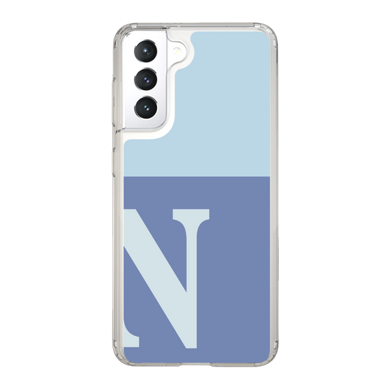 Slim Protection Case［ Original - initial two tone - N blue ］
