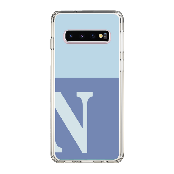 Slim Protection Case［ Original - initial two tone - N blue ］
