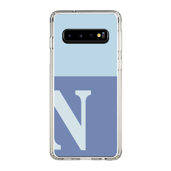 Slim Protection Case［ Original - initial two tone - N blue ］