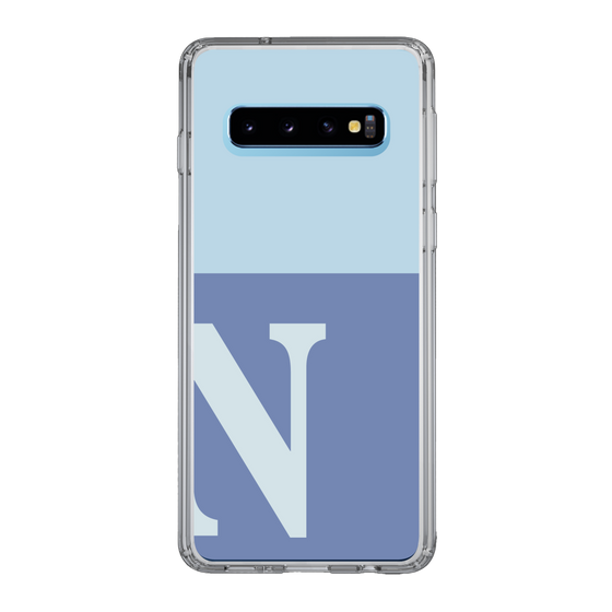Slim Protection Case［ Original - initial two tone - N blue ］