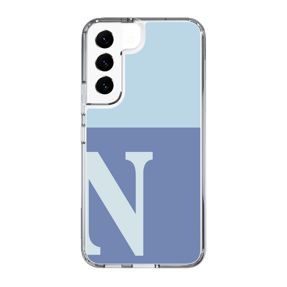 Slim Protection Case［ Original - initial two tone - N blue ］