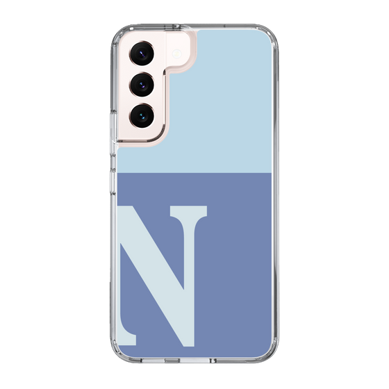 Slim Protection Case［ Original - initial two tone - N blue ］