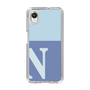 Slim Protection Case［ Original - initial two tone - N blue ］