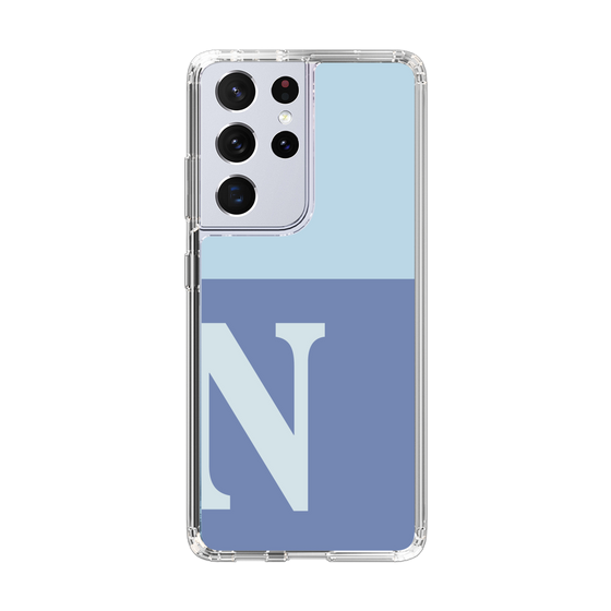 Slim Protection Case［ Original - initial two tone - N blue ］