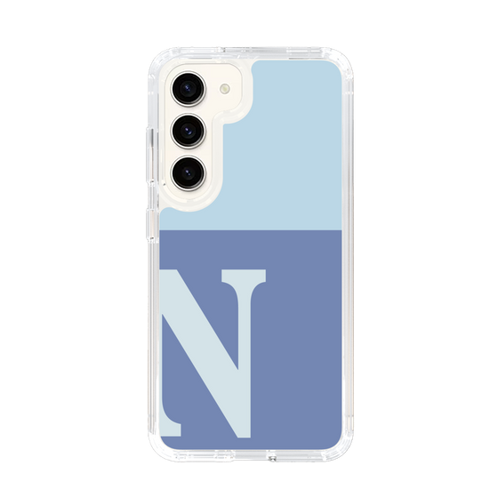 Slim Protection Case［ Original - initial two tone - N blue ］