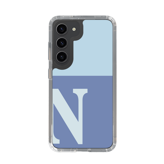 Slim Protection Case［ Original - initial two tone - N blue ］