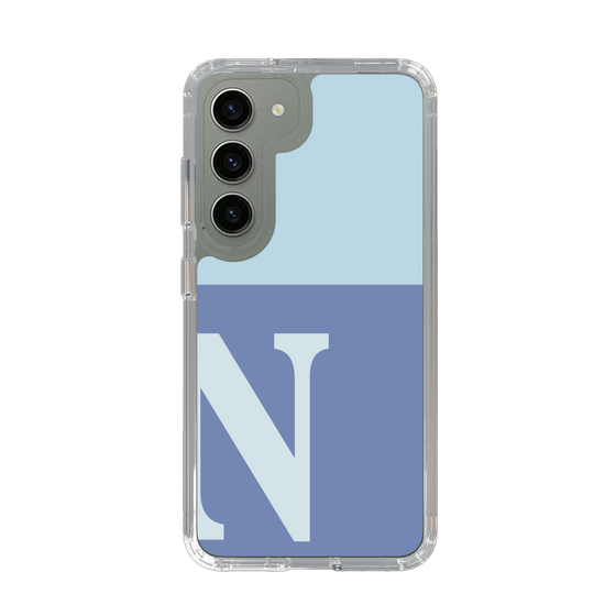 Slim Protection Case［ Original - initial two tone - N blue ］