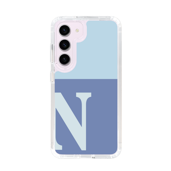 Slim Protection Case［ Original - initial two tone - N blue ］