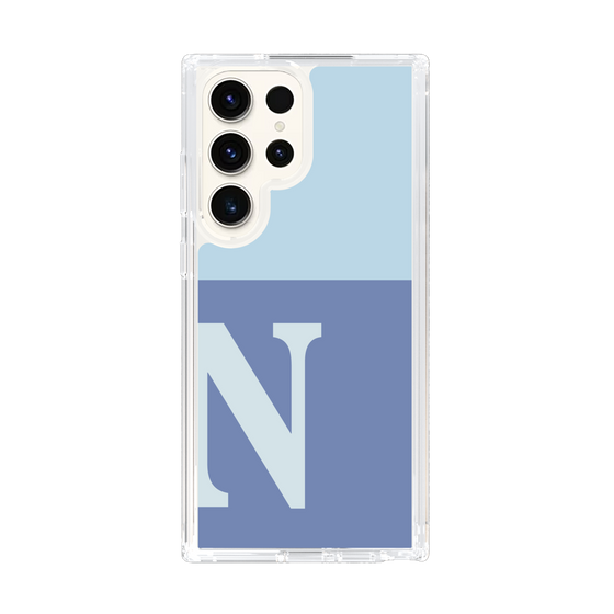 Slim Protection Case［ Original - initial two tone - N blue ］