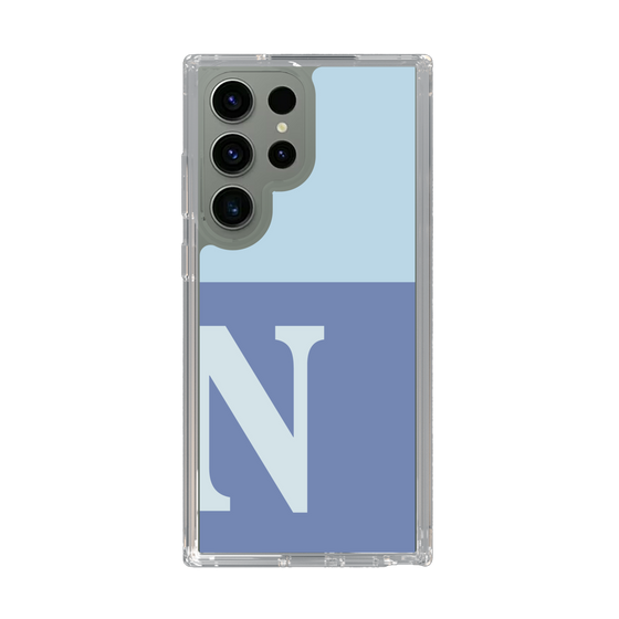 Slim Protection Case［ Original - initial two tone - N blue ］
