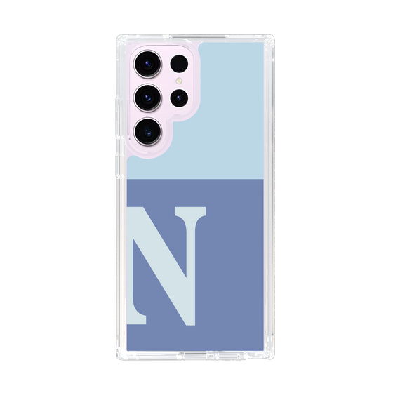 Slim Protection Case［ Original - initial two tone - N blue ］