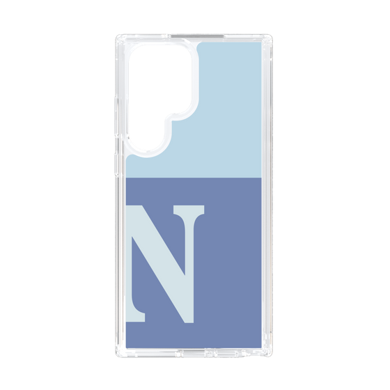 Slim Protection Case［ Original - initial two tone - N blue ］