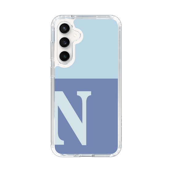 Slim Protection Case［ Original - initial two tone - N blue ］