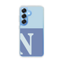 Slim Protection Case［ Original - initial two tone - N blue ］