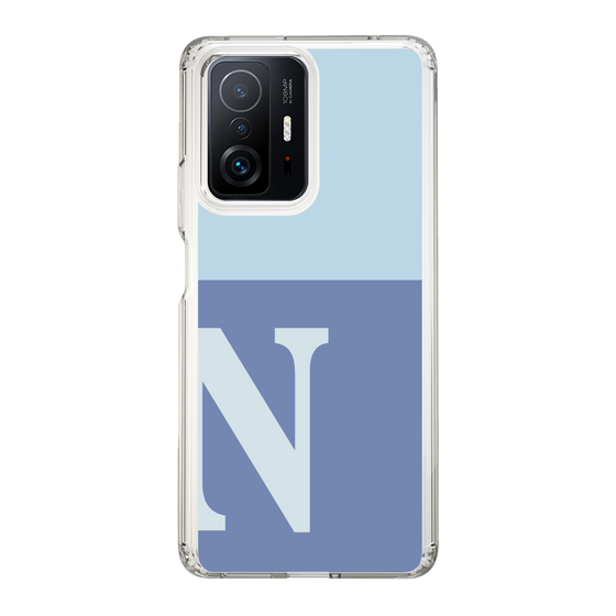 Slim Protection Case［ Original - initial two tone - N blue ］