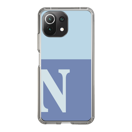 Slim Protection Case［ Original - initial two tone - N blue ］