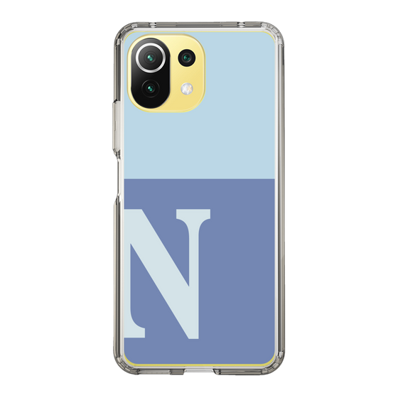 Slim Protection Case［ Original - initial two tone - N blue ］