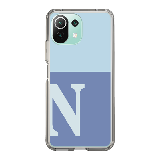 Slim Protection Case［ Original - initial two tone - N blue ］