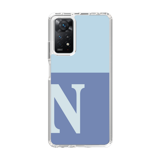Slim Protection Case［ Original - initial two tone - N blue ］