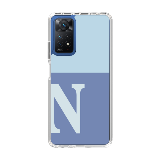 Slim Protection Case［ Original - initial two tone - N blue ］