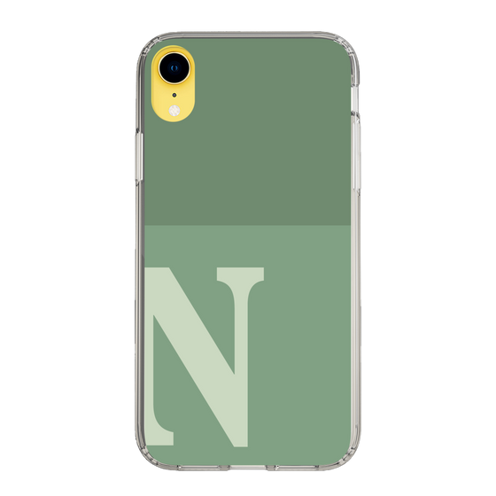 Slim Protection Case［ Original - initial two tone - N green ］