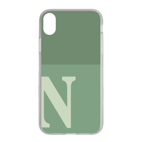Slim Protection Case［ Original - initial two tone - N green ］