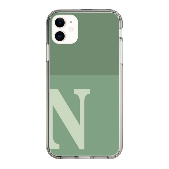 Slim Protection Case［ Original - initial two tone - N green ］
