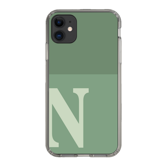 Slim Protection Case［ Original - initial two tone - N green ］