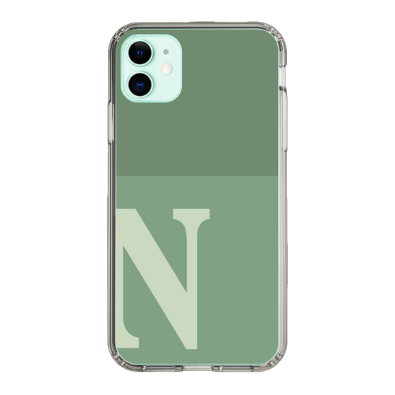 Slim Protection Case［ Original - initial two tone - N green ］