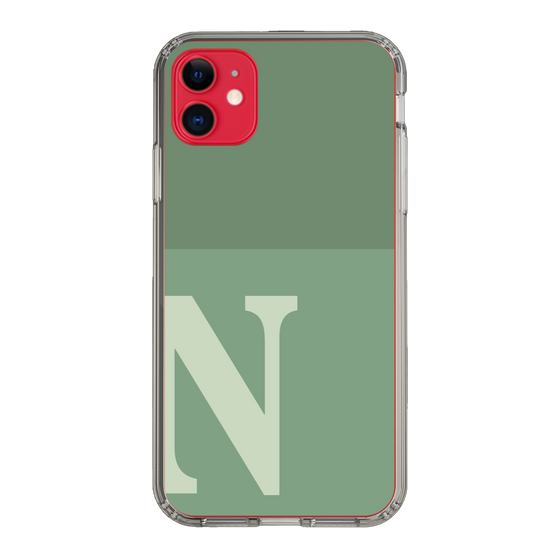 Slim Protection Case［ Original - initial two tone - N green ］