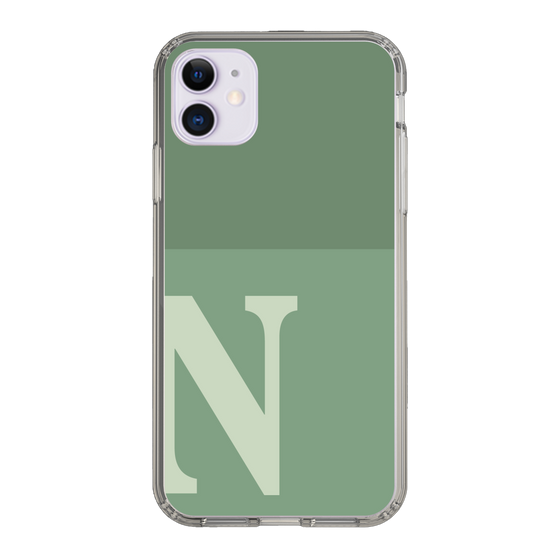 Slim Protection Case［ Original - initial two tone - N green ］