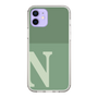 Slim Protection Case［ Original - initial two tone - N green ］