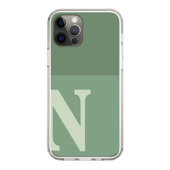 Slim Protection Case［ Original - initial two tone - N green ］