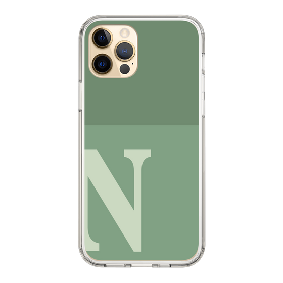 Slim Protection Case［ Original - initial two tone - N green ］
