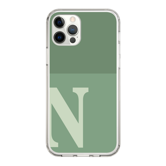 Slim Protection Case［ Original - initial two tone - N green ］