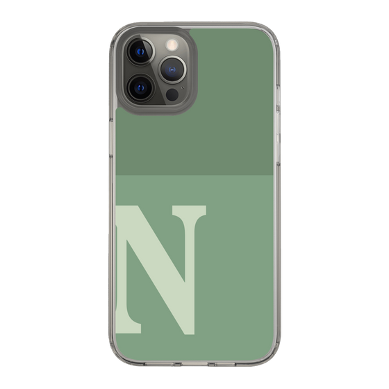 Slim Protection Case［ Original - initial two tone - N green ］