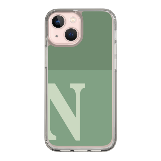 Slim Protection Case［ Original - initial two tone - N green ］