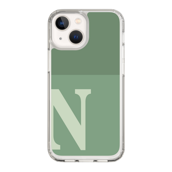 Slim Protection Case［ Original - initial two tone - N green ］