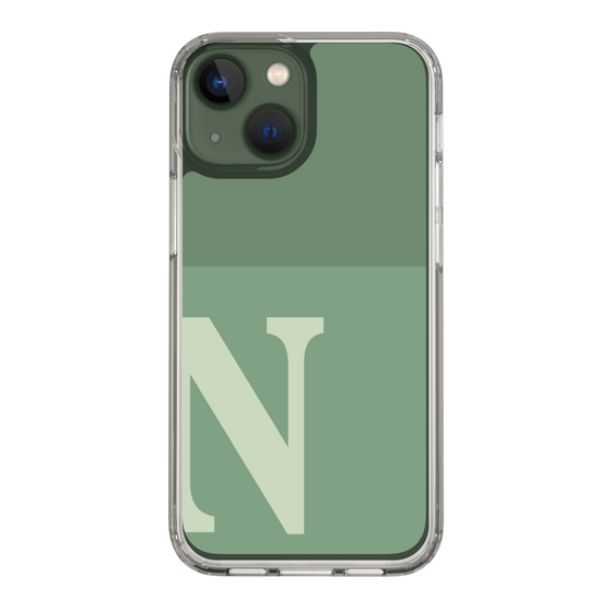 Slim Protection Case［ Original - initial two tone - N green ］