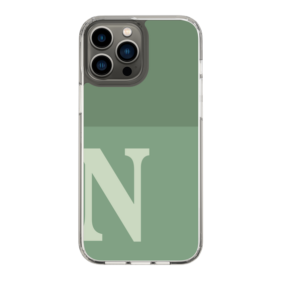 Slim Protection Case［ Original - initial two tone - N green ］