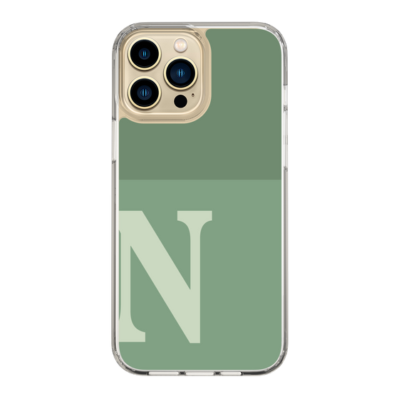 Slim Protection Case［ Original - initial two tone - N green ］