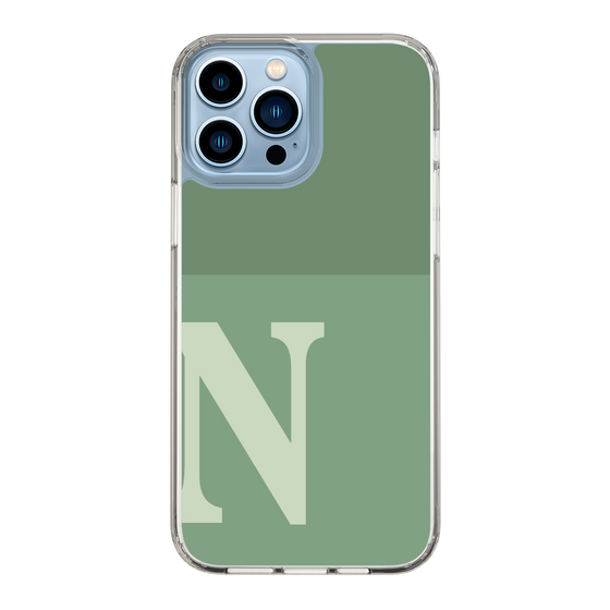 Slim Protection Case［ Original - initial two tone - N green ］
