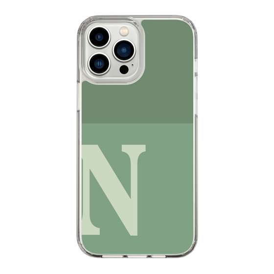 Slim Protection Case［ Original - initial two tone - N green ］