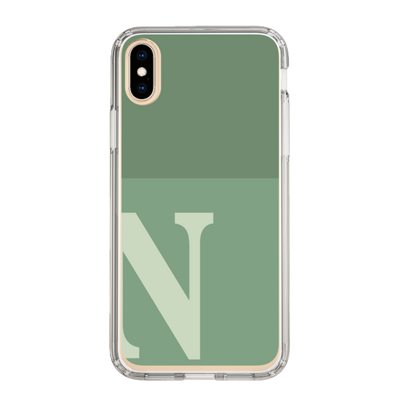Slim Protection Case［ Original - initial two tone - N green ］
