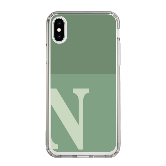 Slim Protection Case［ Original - initial two tone - N green ］