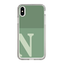 Slim Protection Case［ Original - initial two tone - N green ］