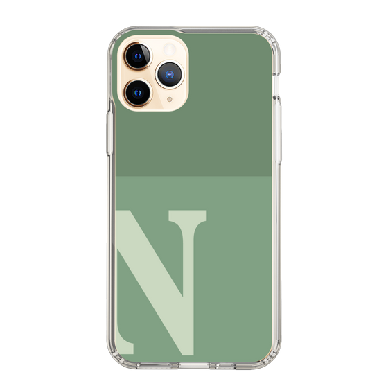 Slim Protection Case［ Original - initial two tone - N green ］